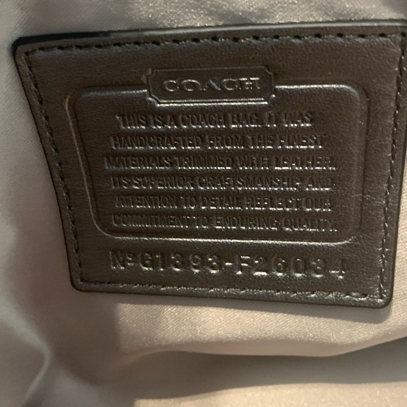 Coach Taylor Snake Alexis Tote Carryall Shoulder Bag Leather Trim New F26034 - Picture 5 of 16